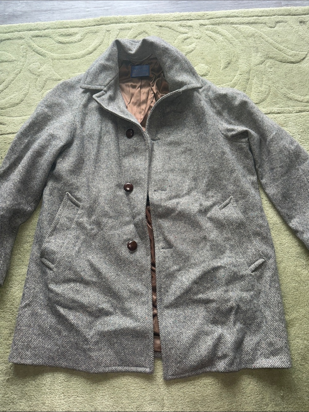 Pendleton Vintage Gray Wool Coat